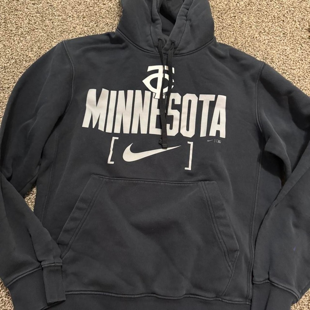 Nike Minnesota hoodie with white text and Nike swoosh